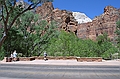 Zion National Park from shuttle station