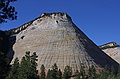 Checkerboard rock at Zion National Park